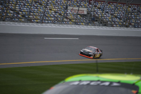 presta car on the track